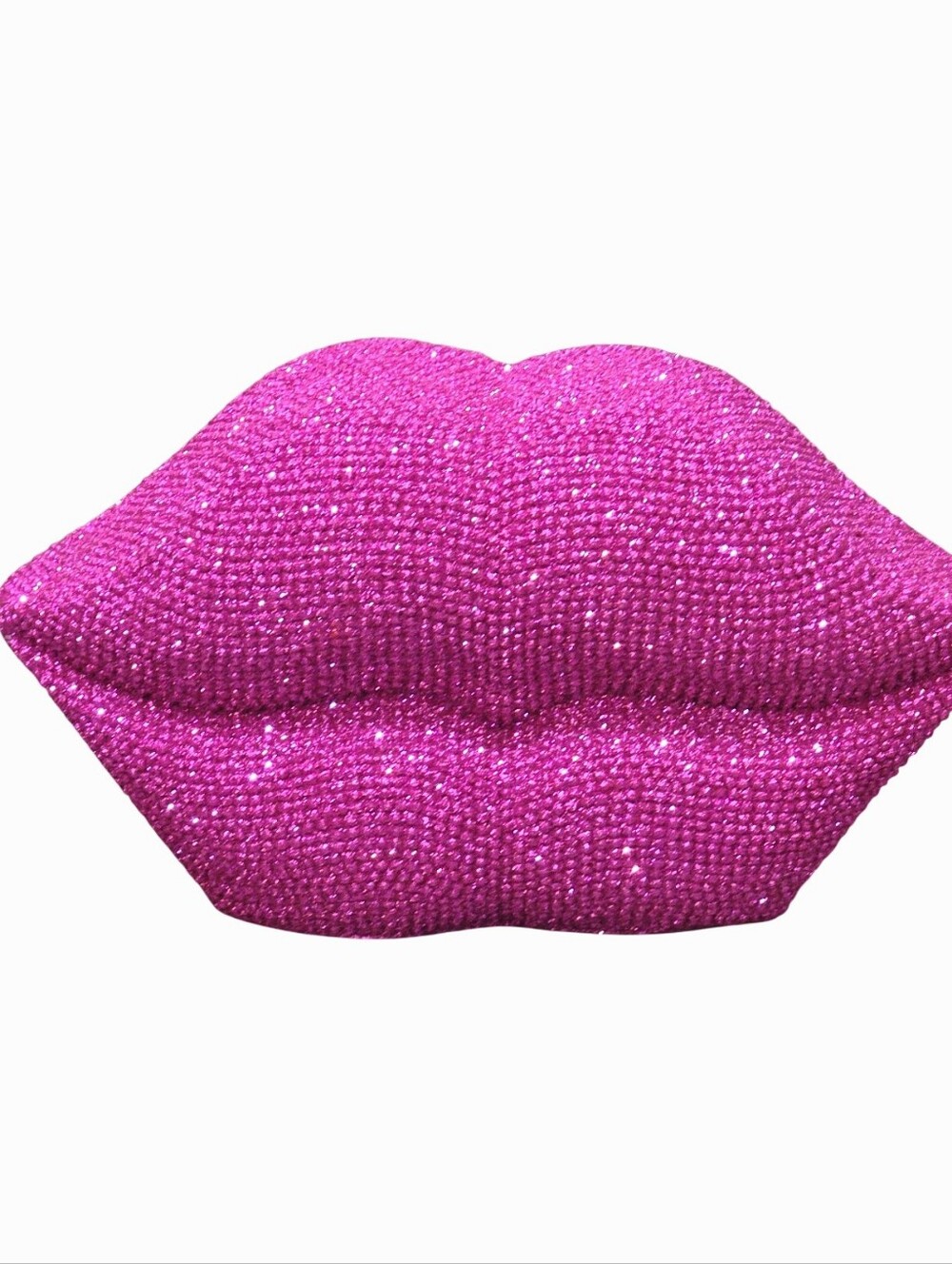 At Home Luxury Lip-Shaped Glitter Rhinestone Decor